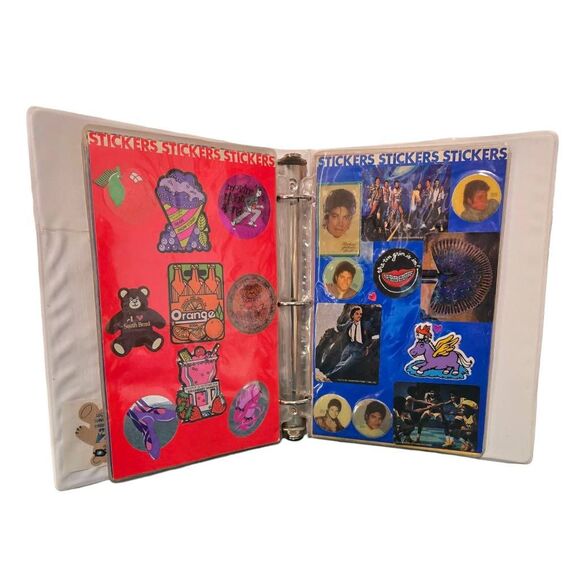Vintage Sticker Book 80s Puffy Scratch And Sniff Garfield Michael Jackson Kool-a - Picture 11 of 16